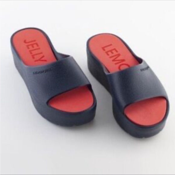 Lemon Jelly Shoes - Lemon Jelly Sunny Platform Heels 37 6.5/7